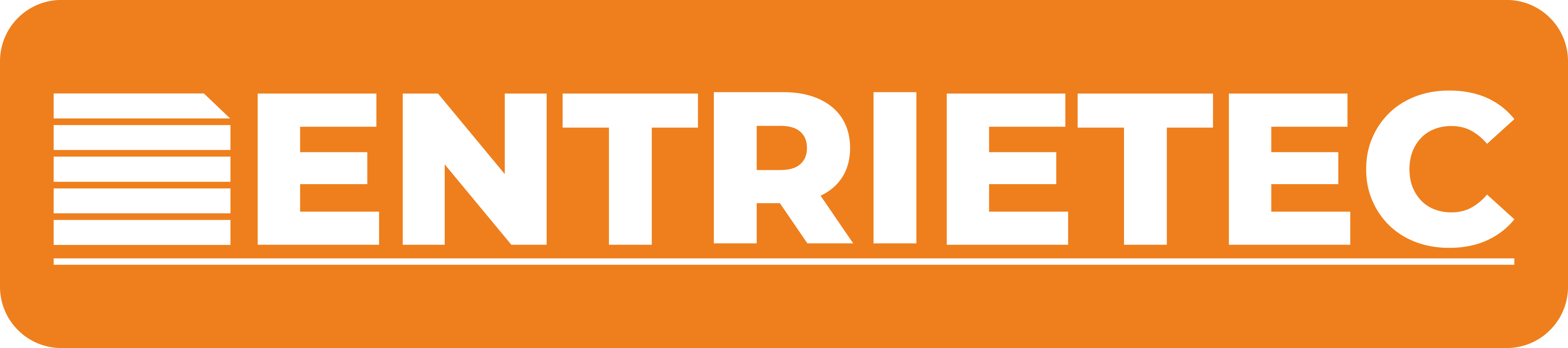 a orange and white sign